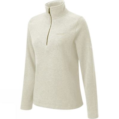 Fleece Craghoppers Fortuna Half Zip Mujer Beige - Chile XME675082